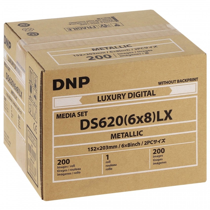 DNP thermique papier Metalic 15x20 media pour DS620 (200v)
