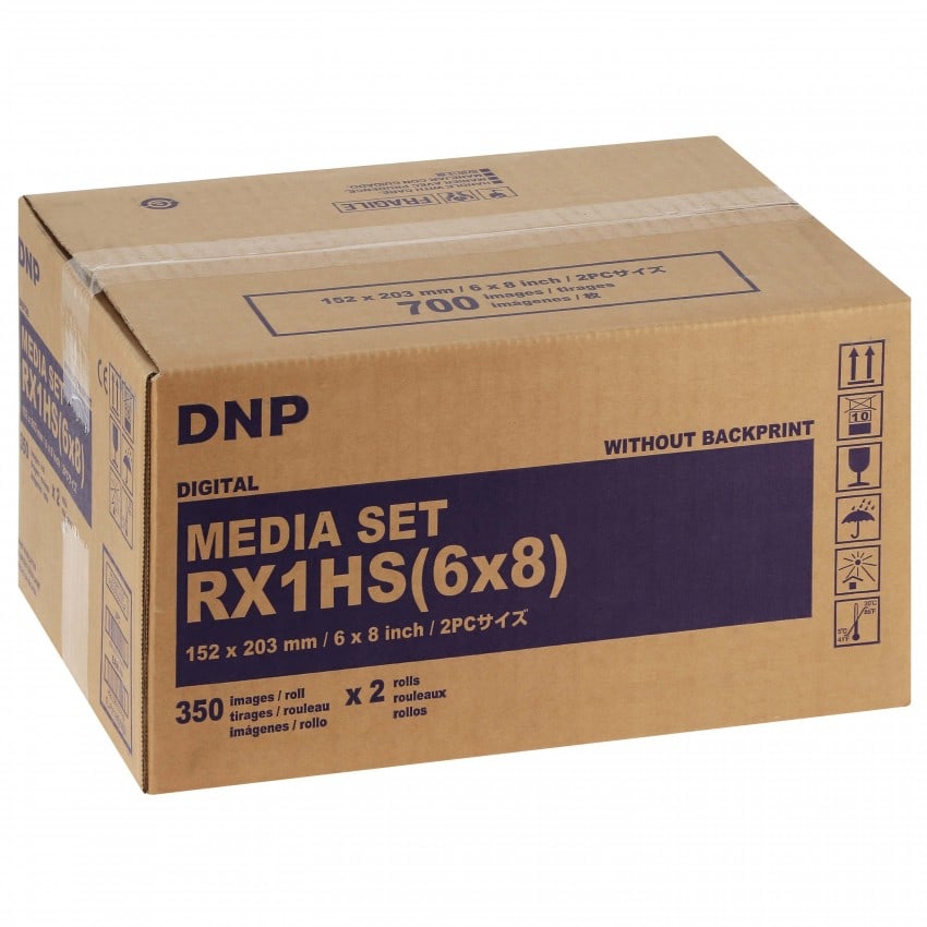 Conso thermique DNP pour imprimante DSRX1 - HS - 15x20cm (HS) - 700 tirages - Non marqué au dos