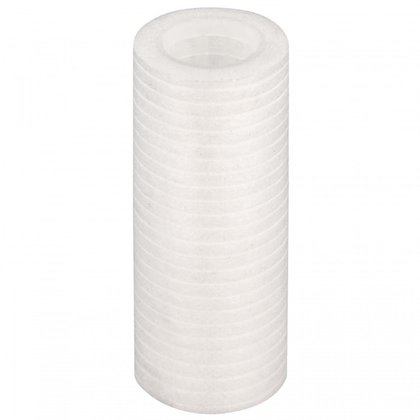 Filtre polyester MB TECH Longueur 125 mm - Diamètre extérieur 50 mm - Diamètre intérieur 28 mm - 25µ