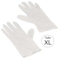 Gant blanc 100% coton naturel - Haute qualité - Taille XL (9,5) - La paire