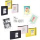 Mini album photo PANODIA Jaune à pochettes 72 vues / 2 vues par page - Pour Instax Mini