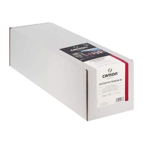 CANSON - Papier jet d'encre Infinity Photosatin Premium RC extra blanc 270g - 17" (43,2cm) - 30,48m