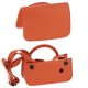 Fuji housse simili cuir pour Instax Square SQ1 Orange Terracotta