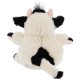 Peluche TECHNOTAPE "Vache" +  T-shirt blanc 100% polyester - Certifiée conforme aux normes de sécurité européenne - Hauteur 21cm