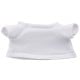 Peluche TECHNOTAPE "Vache" +  T-shirt blanc 100% polyester - Certifiée conforme aux normes de sécurité européenne - Hauteur 21cm