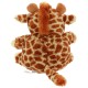 Peluche TECHNOTAPE "Girafe" + T-shirt blanc 100% polyester - Certifiée conforme aux normes de sécurité européenne - Hauteur 21cm