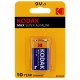 Pile alcaline 6LR61 6AM6 9V KODAK MAX Blister d'1 pile