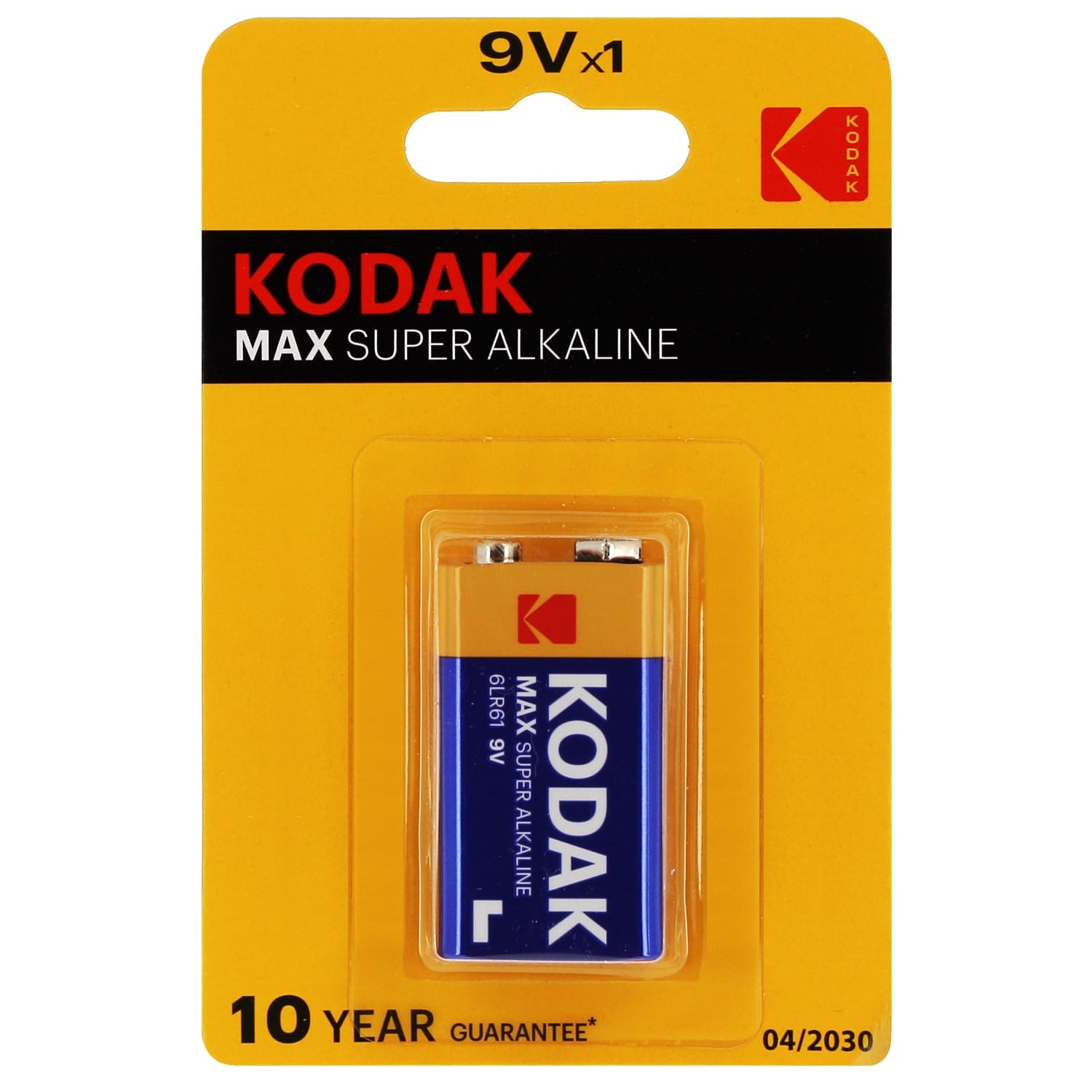 Kodak Lot 2 Piles 9 Volts - Super Ultra Résistant - 6F22 à prix