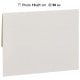 Pochette agrandissement MB TECH 17x23cm Blanche pour photo 15x21cm - Carton de 50