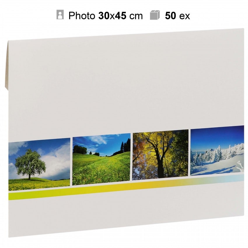 Pochette agrandissement MB TECH 32x47cm Gamme 4 SAISONS pour photo 30x45cm - Carton de 50