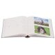 pochettes avec mémo NATURE - 100 photos blanches - 200 photos - Couverture Multicolore 24x24,8cm - Lot de 2