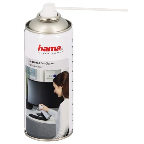 HAMA - Souffleur air sec dépoussiérant avec prolongateur - pour matériel informatique, imprimante et bureautique, outil ou tout appareil professionnel - 400ml