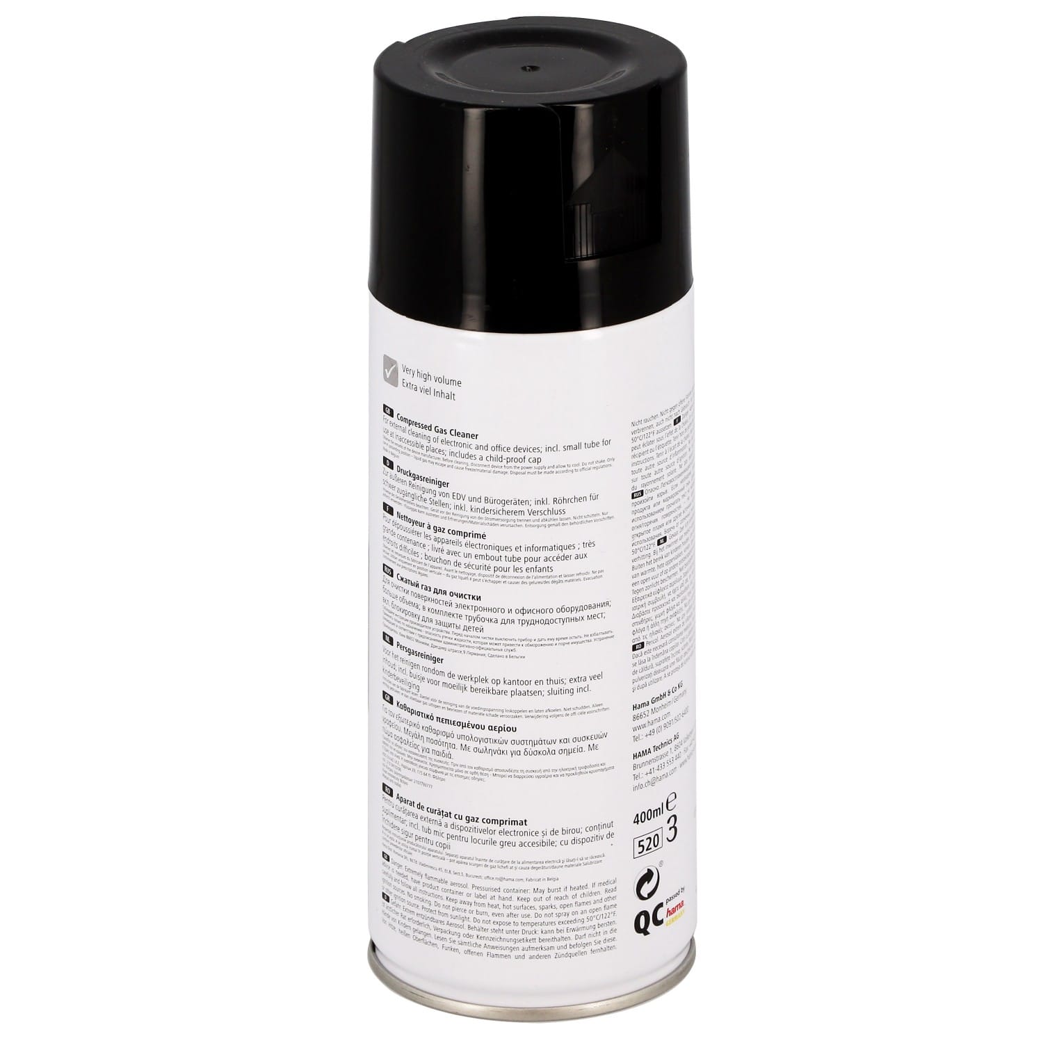 GAZ DEPOUSSIERANT MATERIELS INFORMATIQUE - 400ML