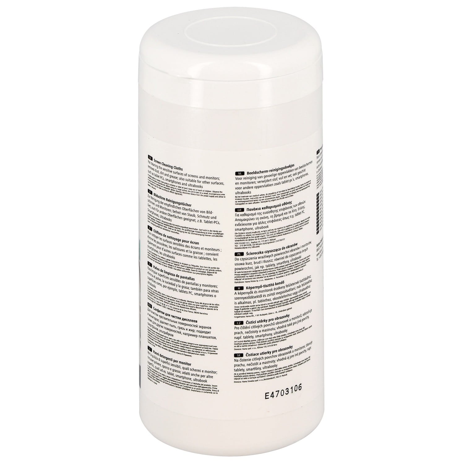 Lingettes Nettoyantes Fellowes Pour Écrans Tactiles - Pack De 20, Antistatiques Et Sans Traces