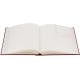 traditionnel CEZANNE - 100 pages blanches + feuillets cristal - 400 photos - Couverture Bordeaux 30x31cm