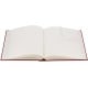 traditionnel CEZANNE - 100 pages blanches + feuillets cristal - 400 photos - Couverture Bordeaux 30x31cm