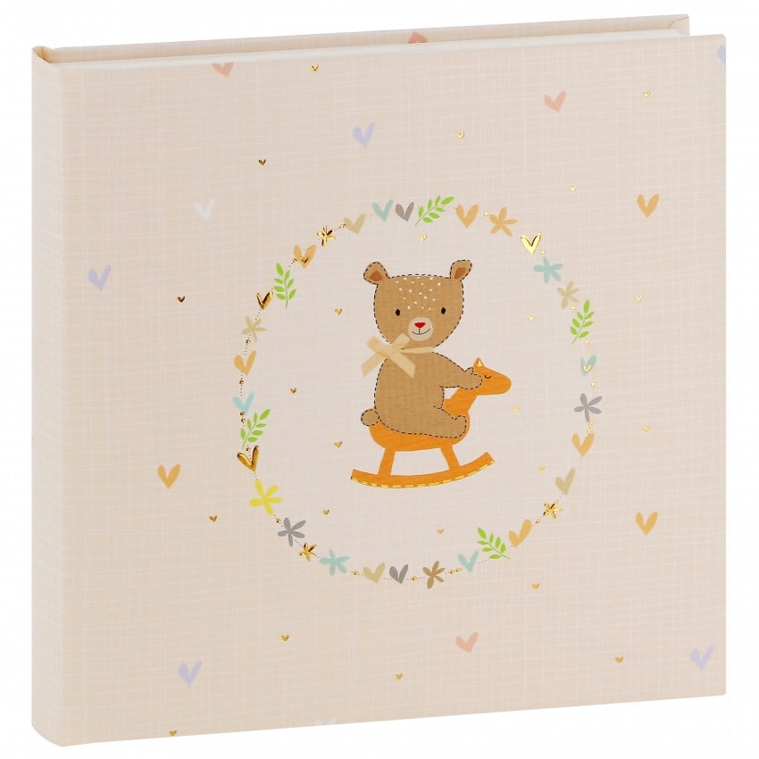 Goldbuch Album Trad. Rocking Bear 25x25 60P Blanches