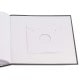 pochettes avec mémo FINE ART - 80 pages blanches - 160 photos - Couverture Grise 22,5x22cm