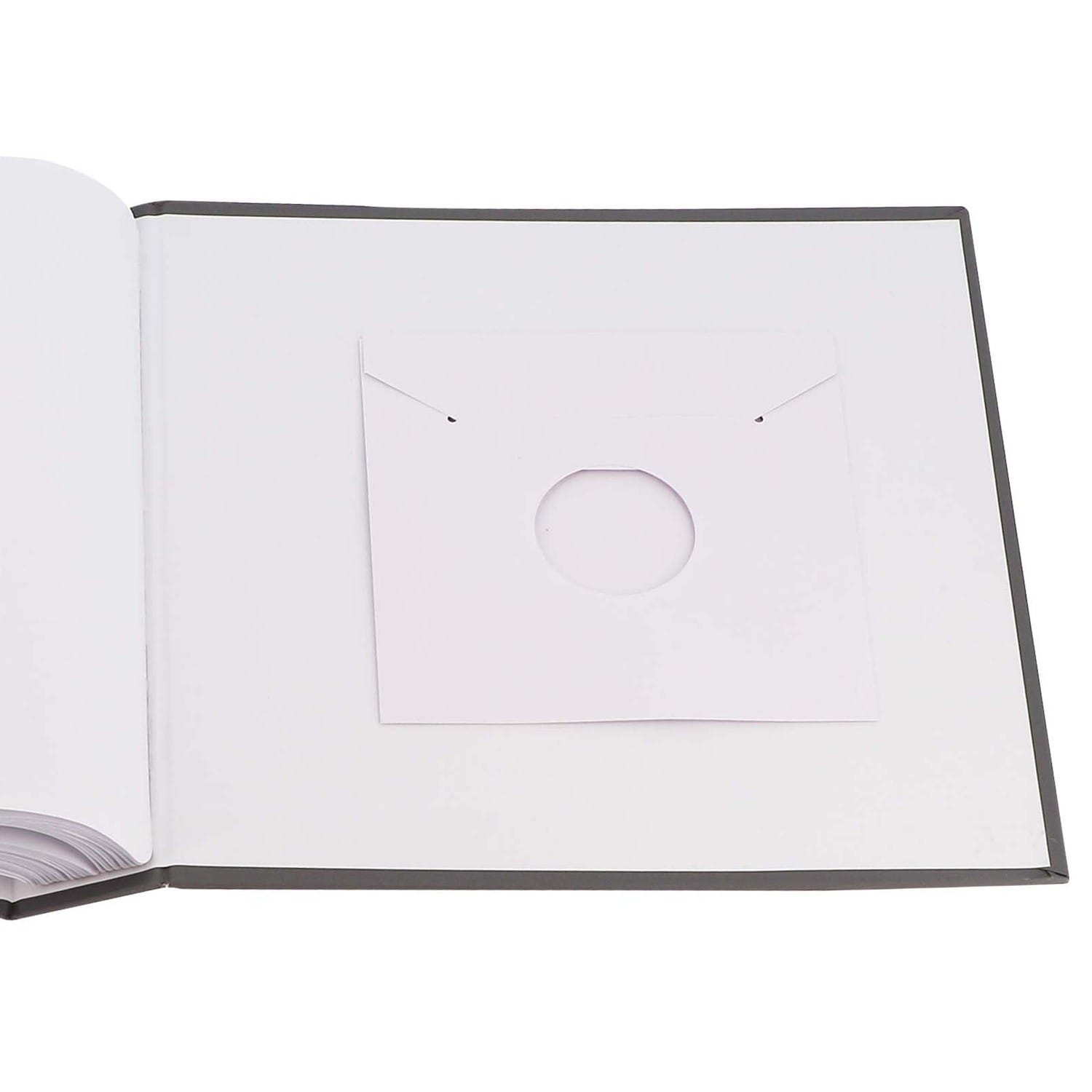 Album photo HAMA pochettes avec mémo Naissance MONI - 100 pages blanches -  200 photos - Couverture Rose 22,5x22cm + fenêtre