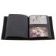 pochette avec mémo BATZI NOUNOURS - 100 pages noires - 200 photos - Couverture Marron19x25cm
