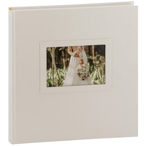 PANODIA - Album photo traditionnel GREENEARTH - 100 pages kraft + feuillets  cristal - 400 photos - Couverture Rouge 30x30cm