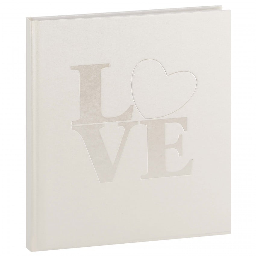 Goldbuch Livre d''or White Love 23x25 176P Blanches