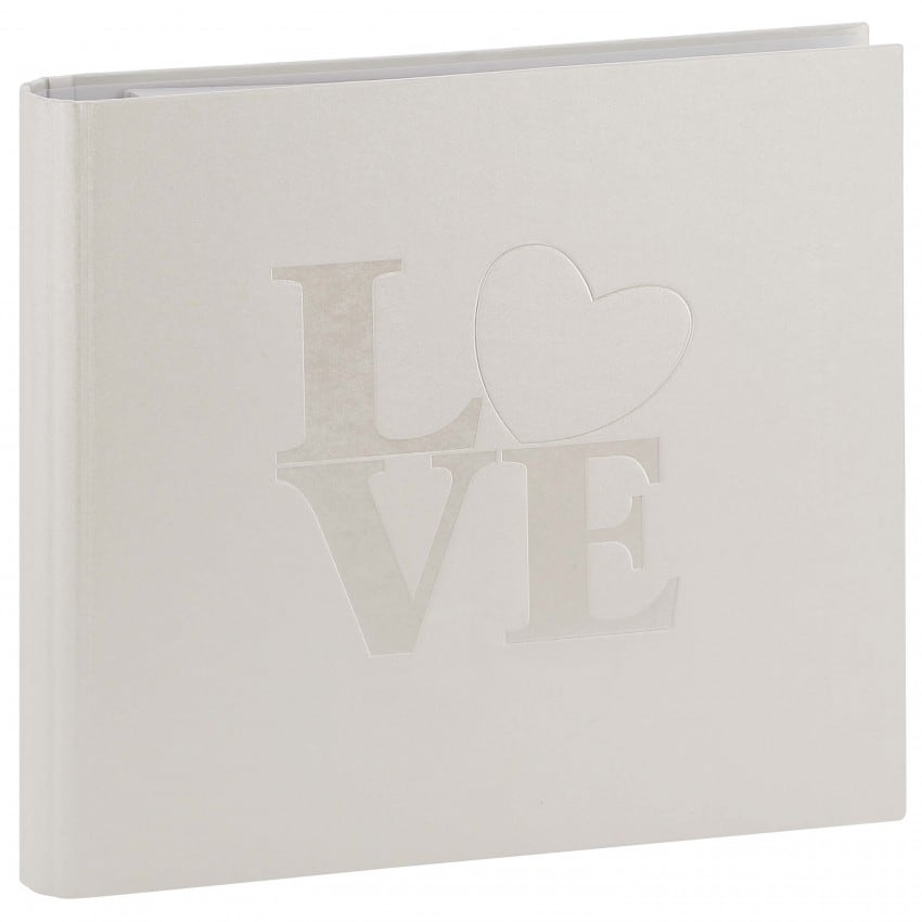 Goldbuch Album Mariage Classeur 2 anneaux White Love 25,5x27,5 50P *
