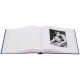 traditionnel JUMBO FINE ART - 100 pages blanches + feuillets cristal - 400 photos - Couverture Bleue 30x30cm