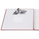 traditionnel JUMBO FINE ART - 50 pages blanches + feuillet cristal - 300 photos - Couverture Bordeaux 36x32cm