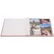 traditionnel JUMBO FINE ART - 50 pages blanches + feuillet cristal - 300 photos - Couverture Bordeaux 36x32cm