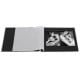 traditionnel FINE ART - 50 pages noires + feuillet cristal - 100 photos - Couverture Blanc 28x24cm