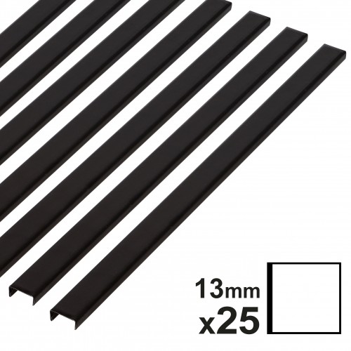 OPUS - Baguette couverture album pour 30x30cm 13mm noire 25 pces 