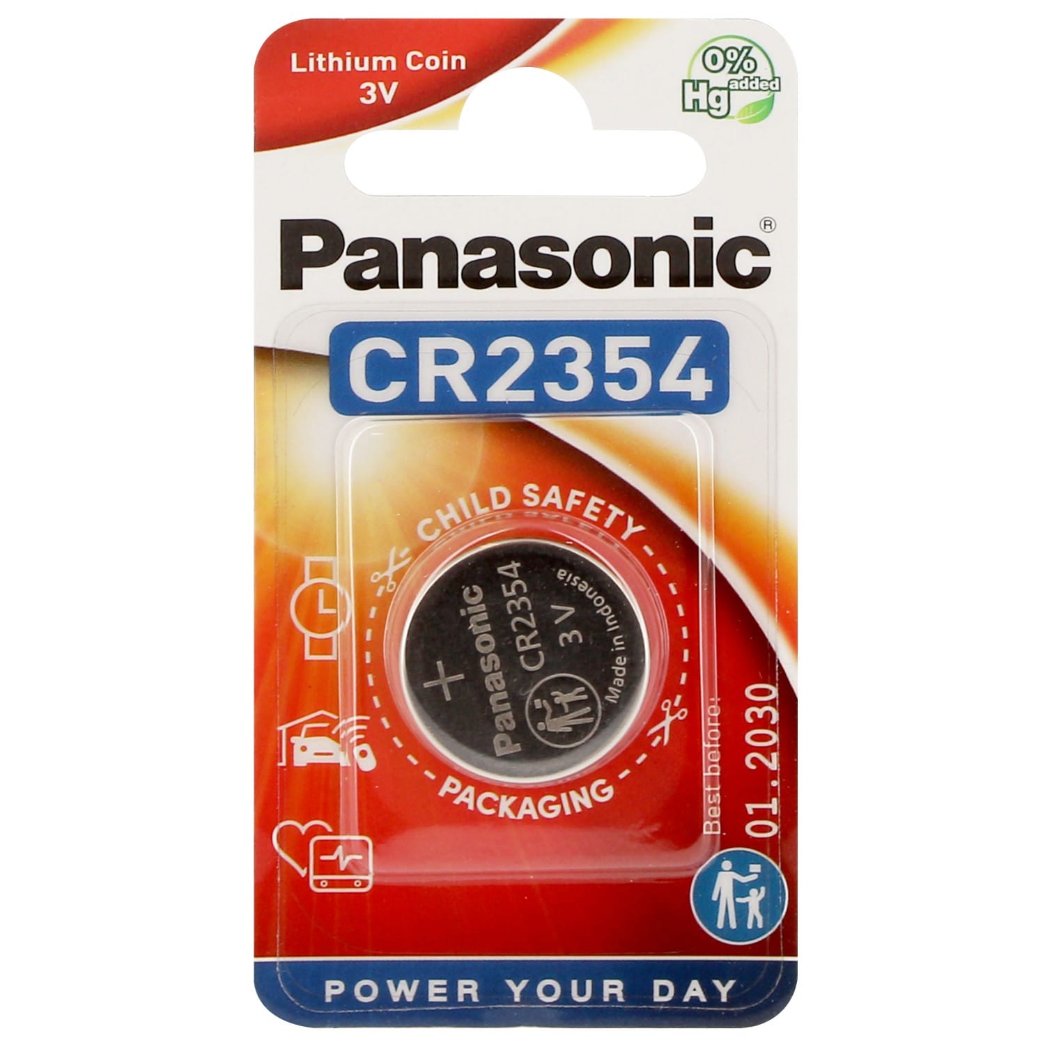 Pile lithium CR2354 3V PANASONIC Power Blister d'1 pile