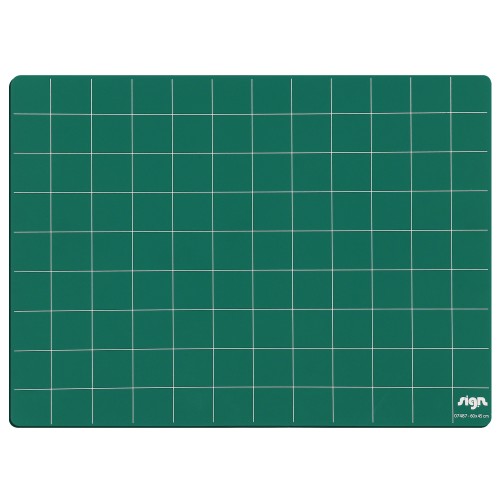 SIGN - Tapis de découpe opaque - Format 45x60cm - Vert