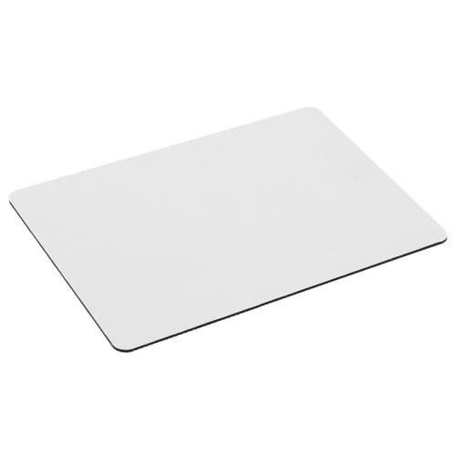 Tapis de Souris Blanc I 24 x 19 cm I Taille Standard, antidérapant I uni  Moderne Intemporel I dv_640