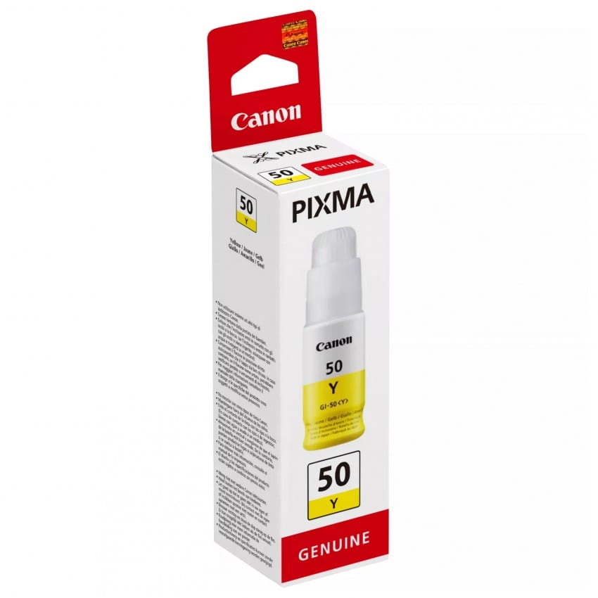 Canon encre bouteille GI-50Y jaune pour G5050