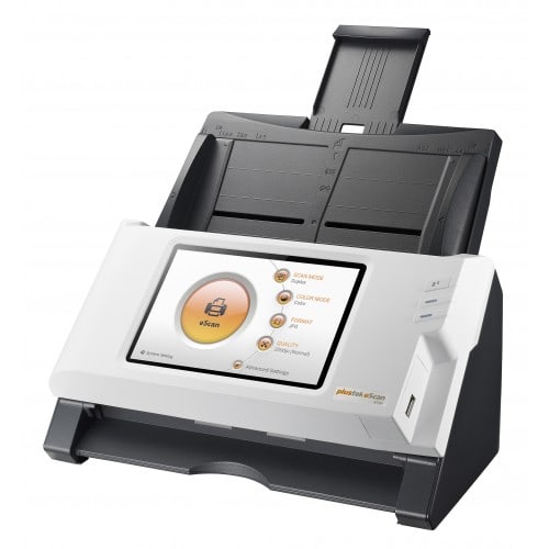 PLUSTEK - Scanner eScan A280- Format A4 - Documents - Résolution 600 dpi - Recto/verso