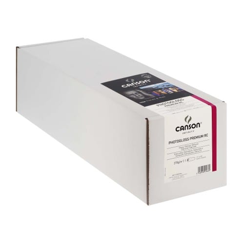 CANSON - Papier jet d'encre Infinity Photogloss Premium RC extra blanc 270g - 17" (43,2cm x 30,48m)