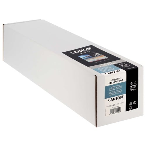 CANSON - Papier jet d'encre Infinity Edition Etching Rag blanc mat 310g - 24" (61cm) - 15,24m