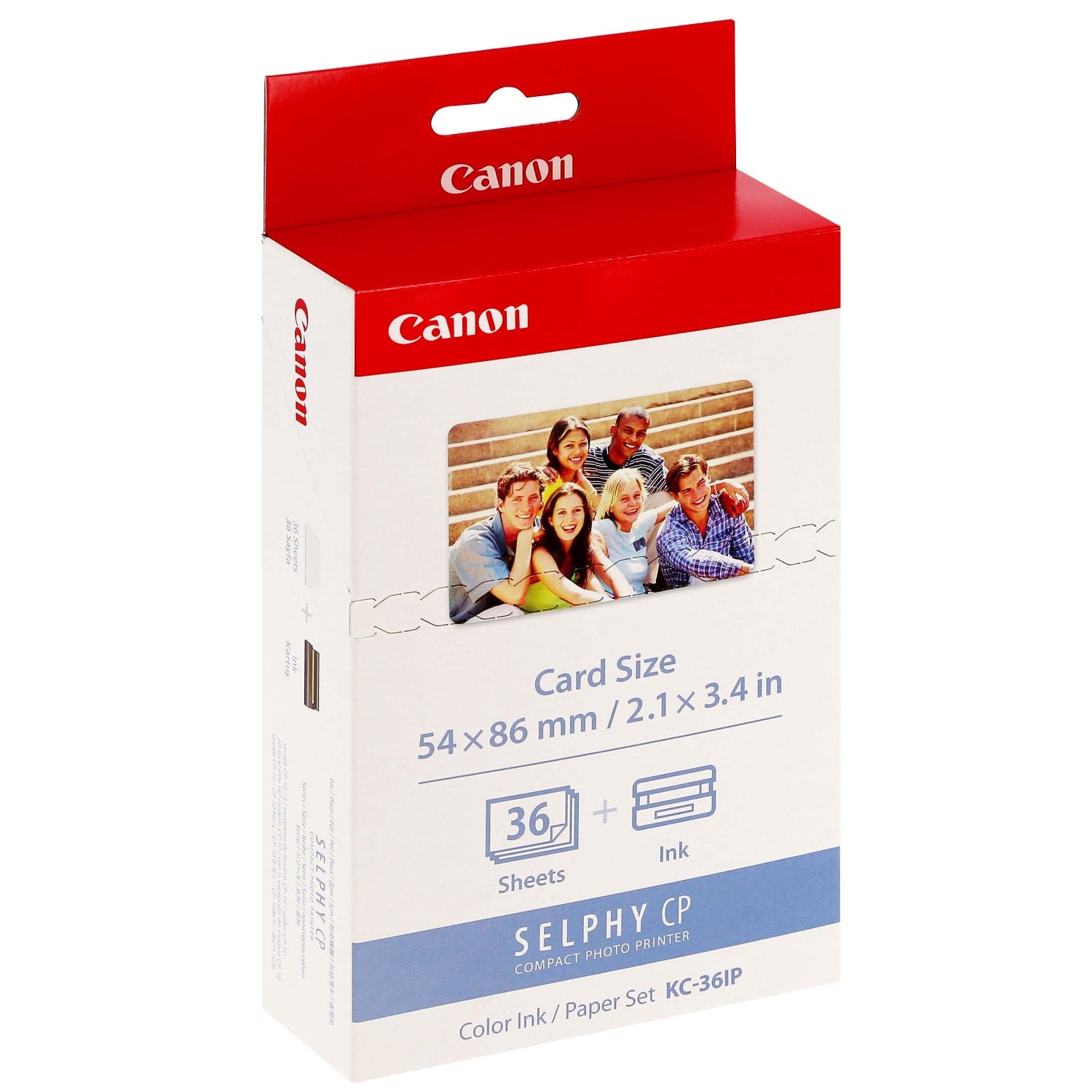 Vhbw - vhbw Cartouche d'encre 108 Cartes postales pour imprimantes photo  Canon Selphy CP 100, CP 1000, CP 1200, CP 1300, CP 200, CP 220, CP 300, CP  330 - Cartouche d'encre - Rue du Commerce