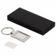 Porte-clefs TECHNOTAPE métal - Forme rectangle (livré avec boîte cadeau noire) - Dim. 20x28mm