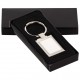 Porte-clefs TECHNOTAPE métal - Forme rectangle (livré avec boîte cadeau noire) - Dim. 20x28mm