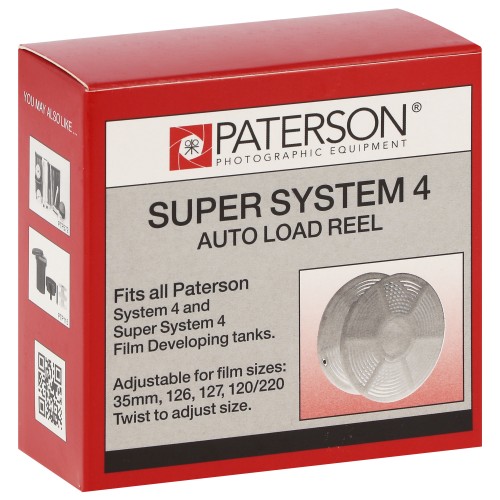 PATERSON - Spire à chargement automatique - Compatible avec la Cuve de Développement Super System 4 Universelle Paterson