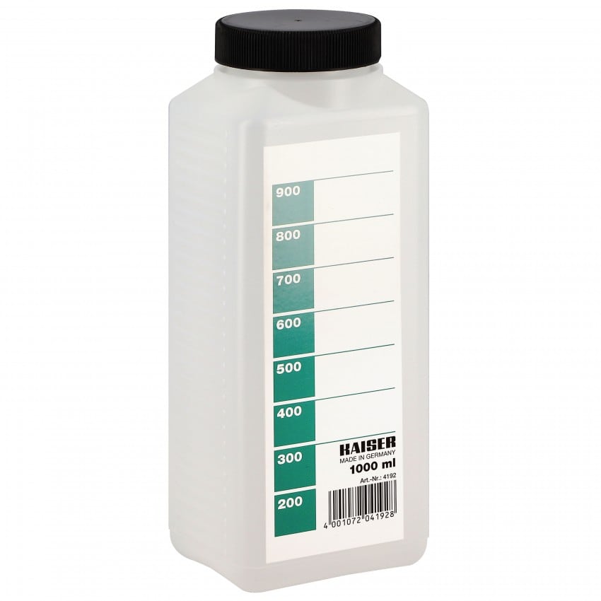 Kaiser bidon de stockage blanc 1000ml pour produits chimiques