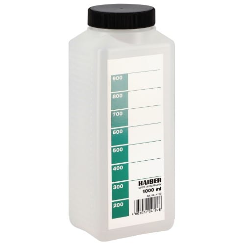 KAISER - Bidon de stockage - Capacité 1000 ml - Avec étiquette - Blanc