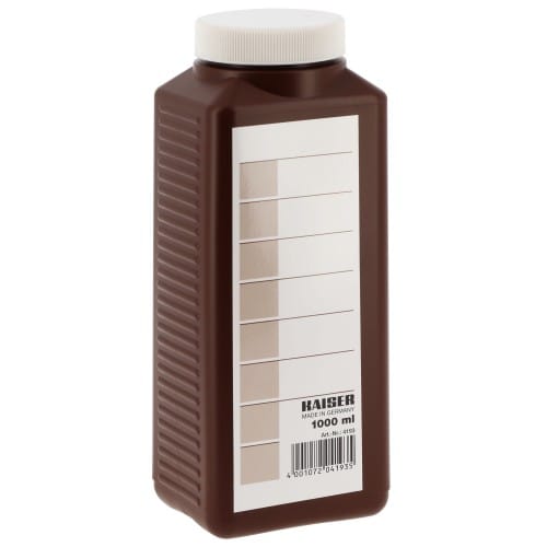 de stockage - Capacité 1000 ml - Avec étiquette - Marron