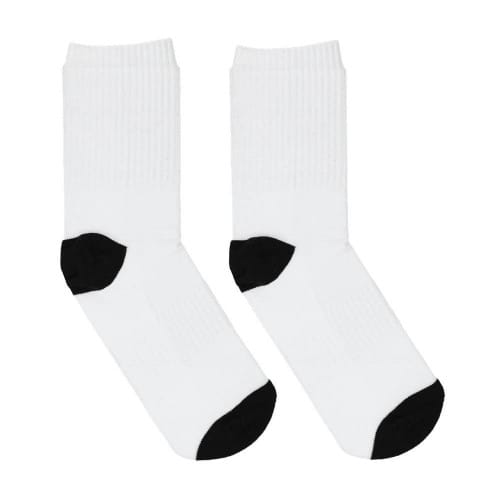 Paire de chaussettes blanches en polyester - Taille 39/42