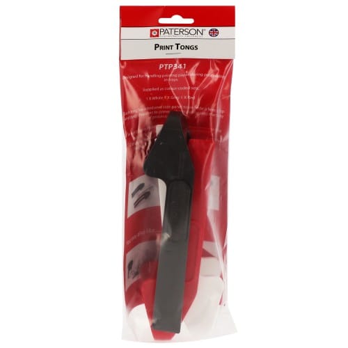 PATERSON - Pince à papier - Lot de 3 pinces - 1xNoire, 1xRouge et 1xBlanche