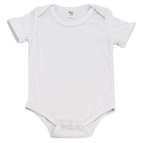 Body enfant en polyester 74/80cm - 6/9 mois pour sublimation