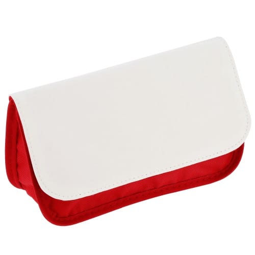 Trousse TECHNOTAPE de maquillage rouge - Dim. 11x19,5cm